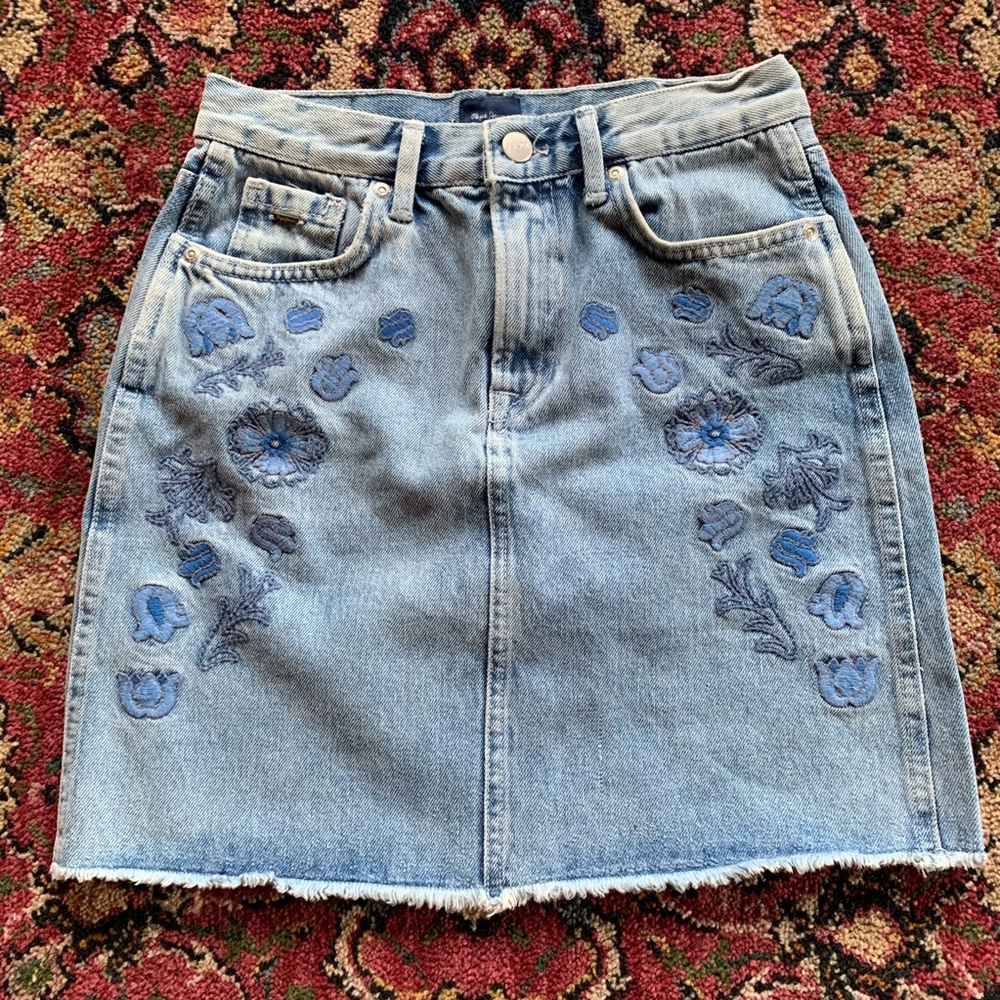 Pepe Jeans Embroidered Skirt